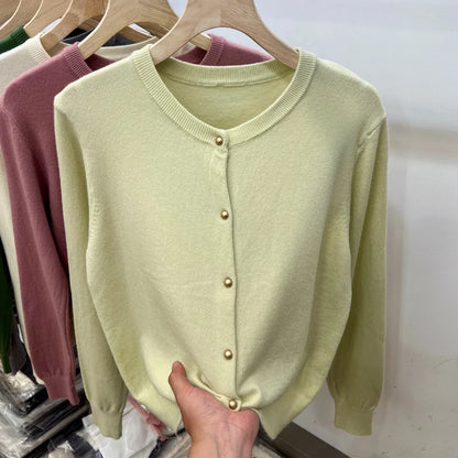 Autumn Winter Long Sleeve Sweaters Women Cardigans O-Neck Knitted Women Sweater Women Tops Knitwear Clothing Fashion JJ01