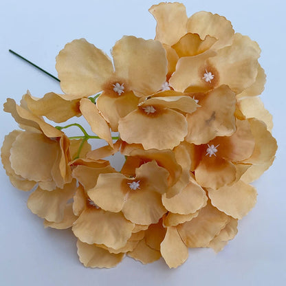 European Retro Fall British Hydrangea Artificial Small Branch Silk Flower DIY Wedding Scrapbook Artificiales Flowers House Decor