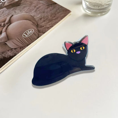 1pc cat hairpin lady cute little hairpin short long hair hairpin for daughter lover girl school partner