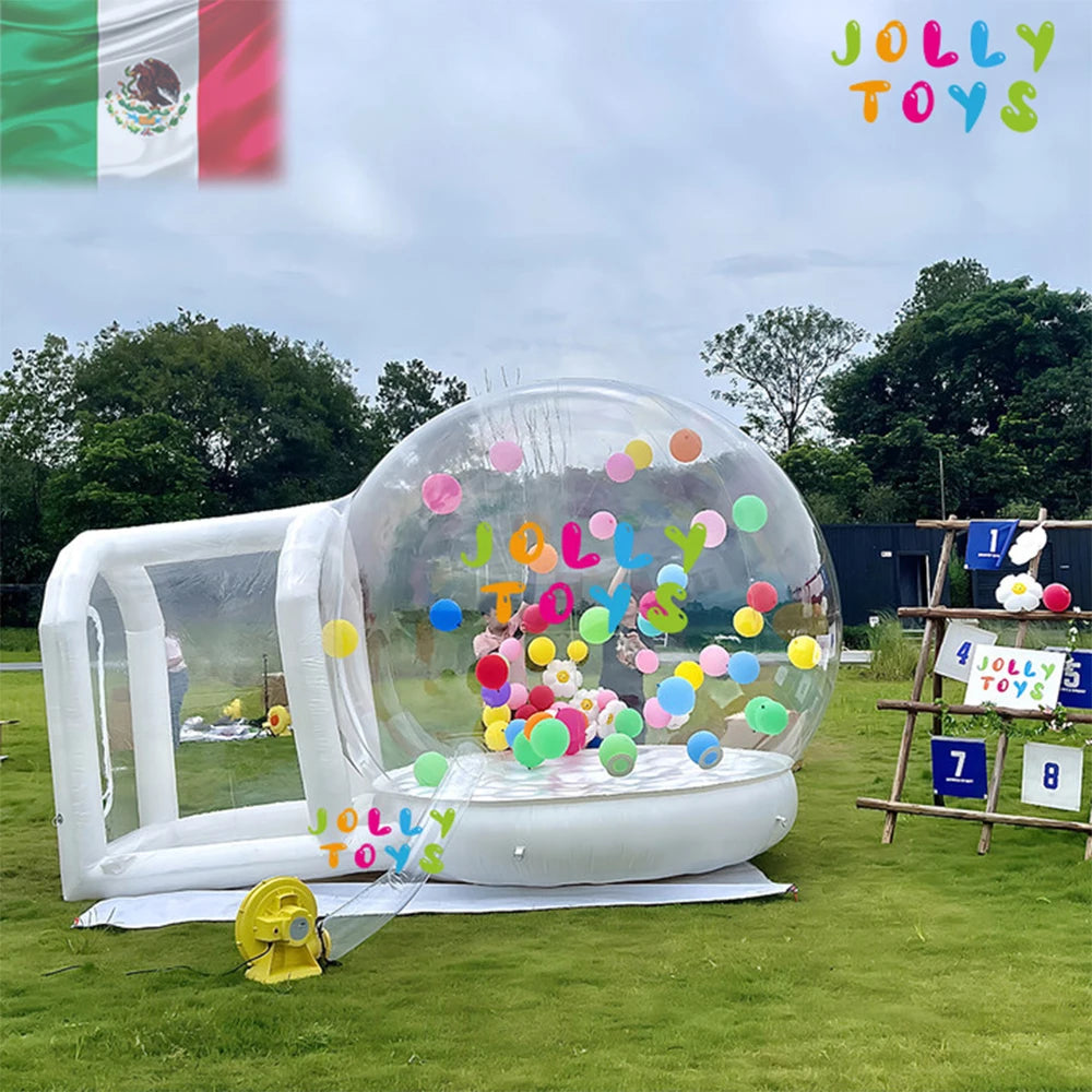 JOLLY TOYS Inflatable Bubble House, PVC material, Mexico overseas warehouse, free delivery only to Mexico