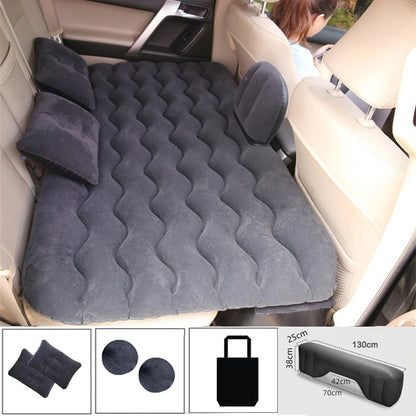 Car Air Mattress Travel Bed Moisture-proof Inflatable Mattress Air Bed Car Back Seat Sofa for Car Interior Without Air Pump