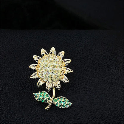 Fashion Brooch Set Flower Bow Brooches for Women Metal Anti-glare Lapel Pin Fixed Clothes Pins Sweater Coat Clothing Accessories