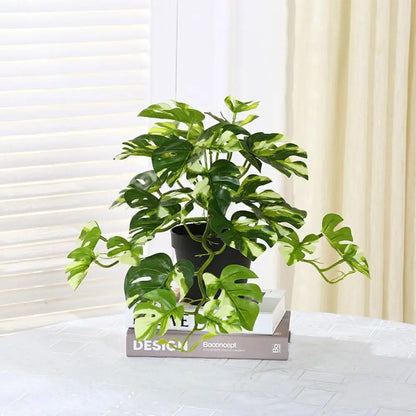 1 PCS Artificial Turtle Leaves Simple Simulation Green Plant Creative Fake Tropical Tree Bonsai For Home