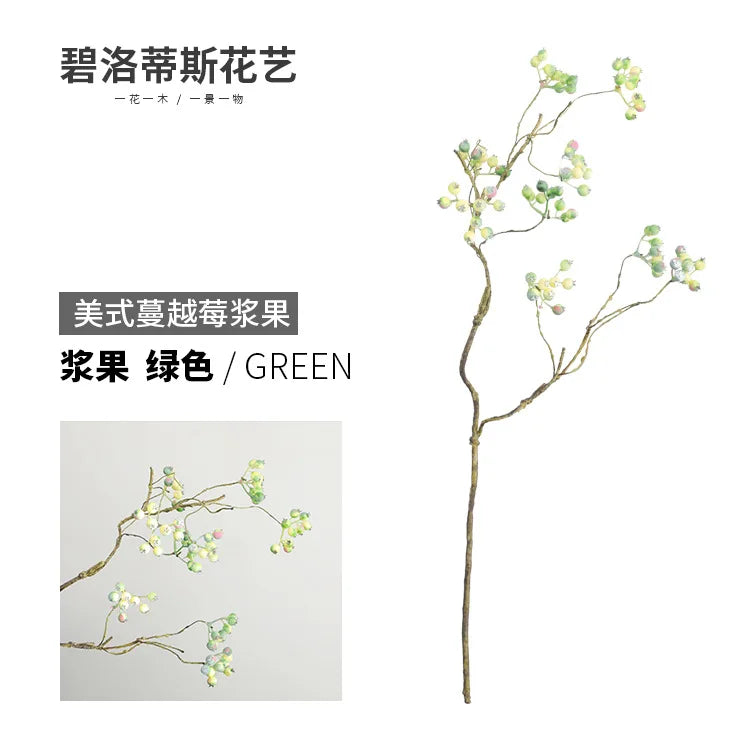 Artificial Withered Branches Berry Flower Flores Artificiales Home Nordic Decor Wedding Party Room decoration