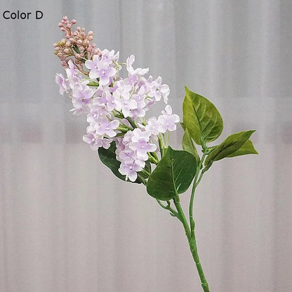 NEW Lilac branch silk artificial flowers home decor flores artificiales white room decoration teenager deco mariage wedding