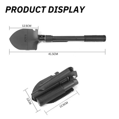 1PC Engineer Shovel Military Shovel Outdoor Multifunctional Folding Military Vehicle Camping Fishing  Pickaxe