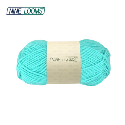 NINE LOOMS Acrylic Crochet Yarn 50g Soft 5-Strand Thread Doll Fabric Baby Blanket Sweater Scarf Hand Knitting Needlework Craft