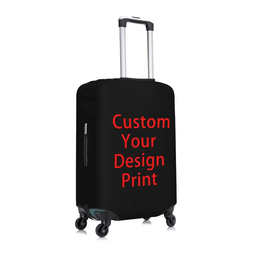 Custom Personalized Custom Photo Logo Luggage Cover Cute Customized DIY Print Suitcase Protector Covers Suit For 18-32 inch