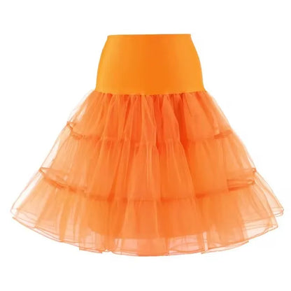 Fast Shipping Free 50s Cosplay Petticoat Rockabilly Dress Crinoline for Woman Wedding Bridal Underskirt Rockabilly Tutu