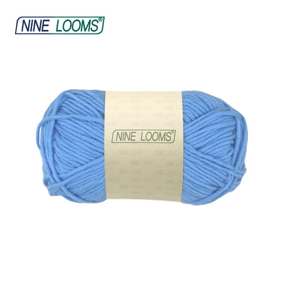 NINE LOOMS Acrylic Crochet Yarn 50g Soft 5-Strand Thread Doll Fabric Baby Blanket Sweater Scarf Hand Knitting Needlework Craft