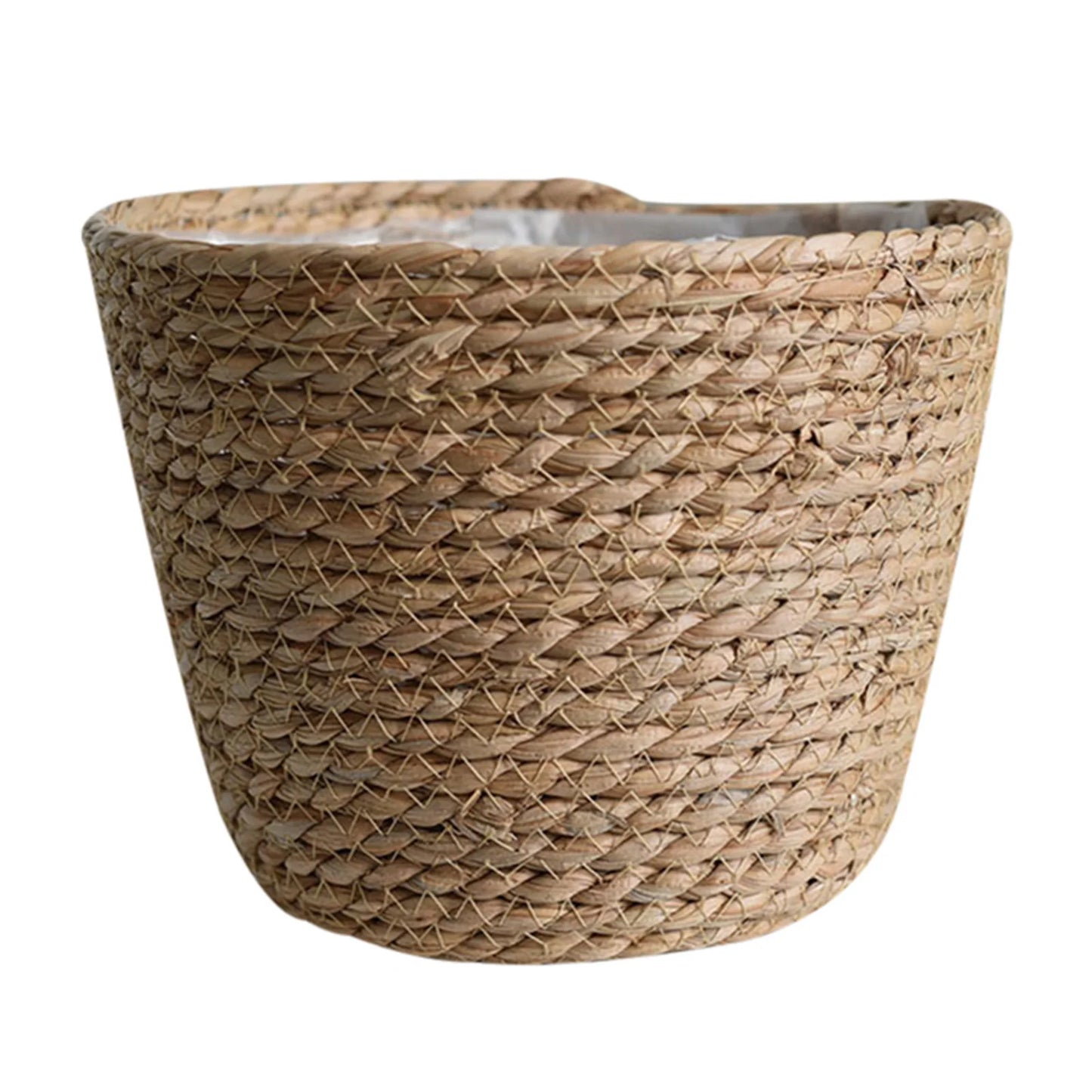 Seagrass Planter Basket Flower Pots Cover Storage Basket Plant Containers Hand Woven Basket Planter For Modern Home Decor