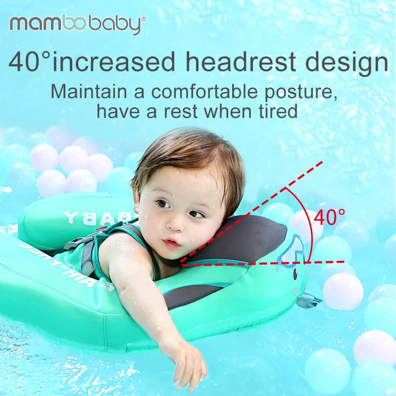 Baby Waist Float Summer Outdoor Floating Ring Float Can Lie Down Solid Non Inflatable Neonatal Toy With Foot Mats