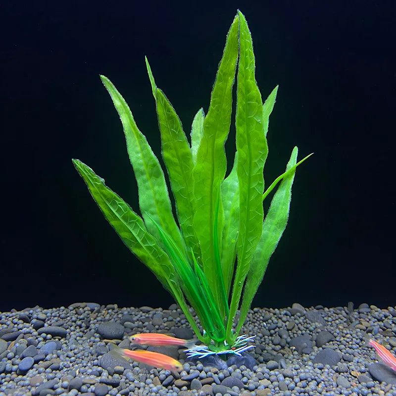 7.08 inch Fish Tank Simulation Plant Aquarium Artificial Decor Plants Ornament Water Grass Fish Bowl Plastic Decoration 18cm