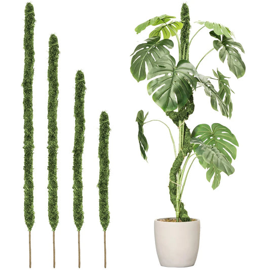 Wholesale Moss Pole Bendable Plant Stakes Handmade Slim Monstera Plant Support Moss Plant Sticks Support for Large Indoor Potted