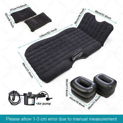 JHO Car Back Seat Air Inflatable Travel Bed Mattress Sofa Outdoor Camping Cushion For Ford F150 Raptor 2015-2020 XLT Accessories