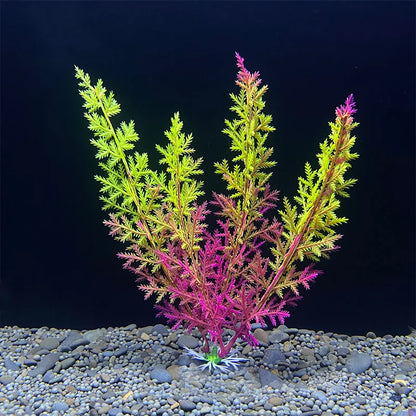 7.08 inch Fish Tank Simulation Plant Aquarium Artificial Decor Plants Ornament Water Grass Fish Bowl Plastic Decoration 18cm