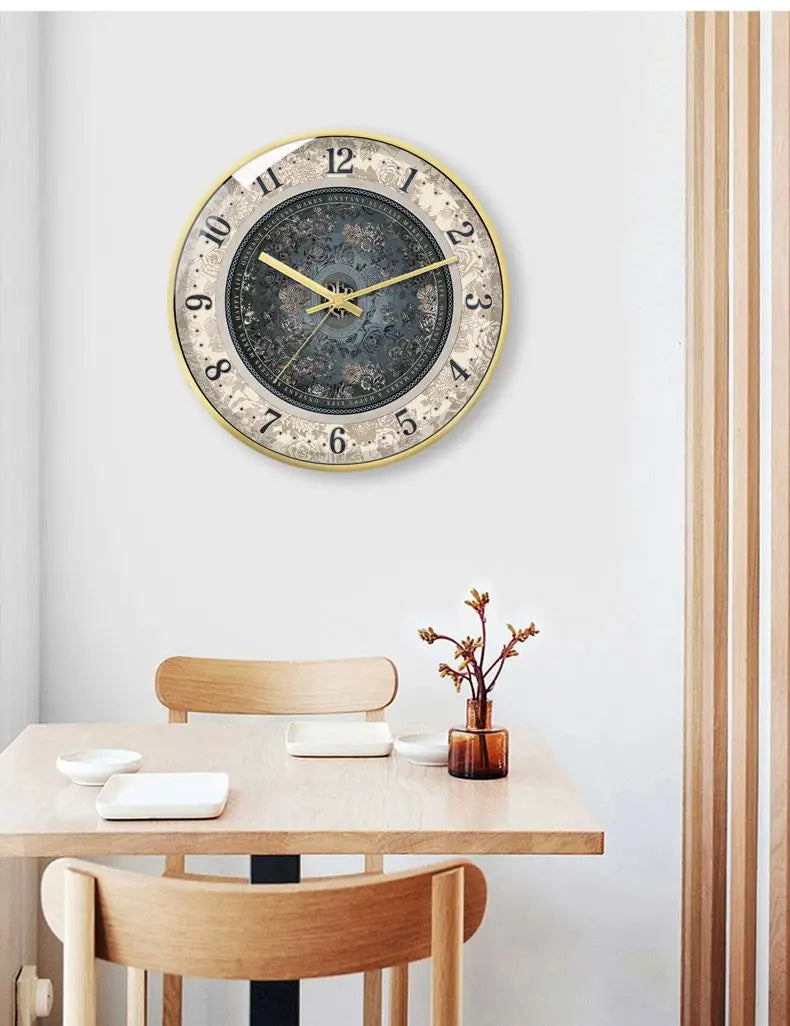 Ins French Wall Clock Table Clock Wall Art Light Luxury Living Room Wall Watch Hanging Modern Home decor Art Decor Clock