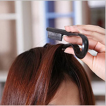 Comb Hairdressing V-Comb Messy Hair Finishing Straightening Splint Comb - Hair Styling Tool Clip special for  hair wigs