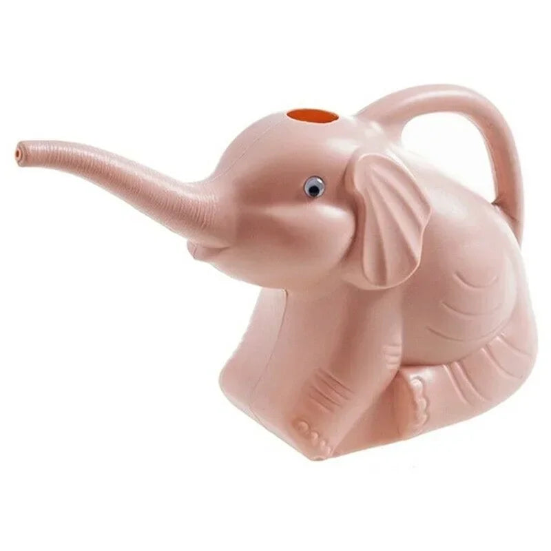 Cute Plastic Elephant Shape Watering Pot Can Plant Outdoor Irrigation Gardening Tools Equipment Garden Supplies Home Accessories