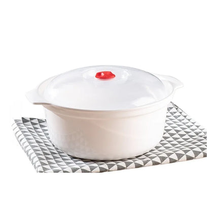 Microwave Oven Special Box Heated Soup Pot Rice Steamed Hot Steamed Buns With Lid Eco-friendly Food Grade Kitchen Tool