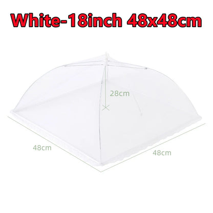 4-1PC Food Covers Mesh Foldable Kitchen Anti Fly Mosquito Tent Dome Net Umbrella Picnic Protect Dish Cover Kitchen Accessories