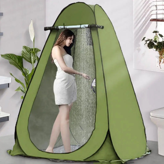 Outdoor Popping Shower Tent Beach Camping Hiking Portable Changing Mobile Toilet Instant Tent Sun Shelter