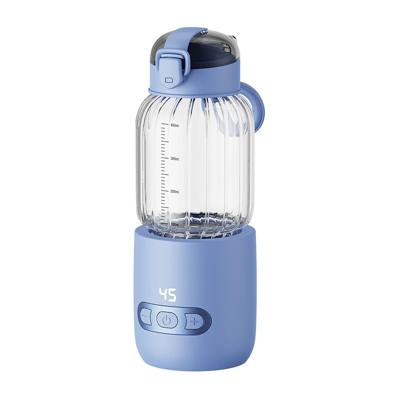 Portable Baby Bottle Warmer 400ML 15000mAh Formula Milk Fast Heating & USB Charging Camping Travel Electric Baby Bottle Heater