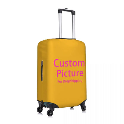 Custom Personalized Custom Photo Logo Luggage Cover Cute Customized DIY Print Suitcase Protector Covers Suit For 18-32 inch