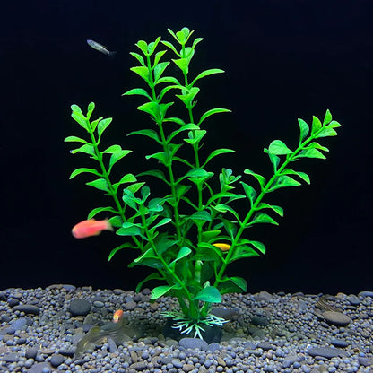 7.08 inch Fish Tank Simulation Plant Aquarium Artificial Decor Plants Ornament Water Grass Fish Bowl Plastic Decoration 18cm