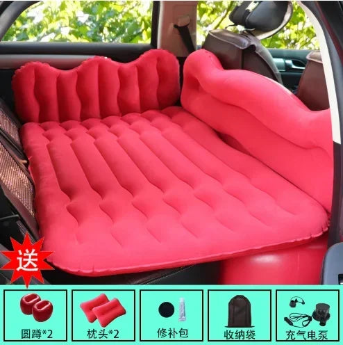 Car Travel Bed Automatic Air Mattress Sleeping Pad Inflatable BackSeat Bed Outdoor Cushions Camping Sofa Bed Accessories for Car