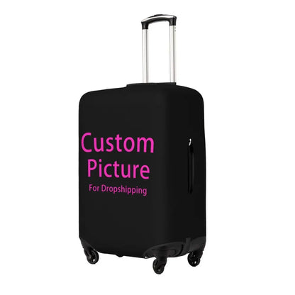 Custom Personalized Custom Photo Logo Luggage Cover Cute Customized DIY Print Suitcase Protector Covers Suit For 18-32 inch