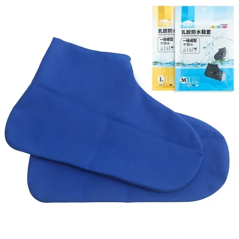 Waterproof Shoe Covers Anti-Slip Rain Covers Sneakers Protector Thickened Silicone Shoe Cover Outdoor Rainy Day Accessories