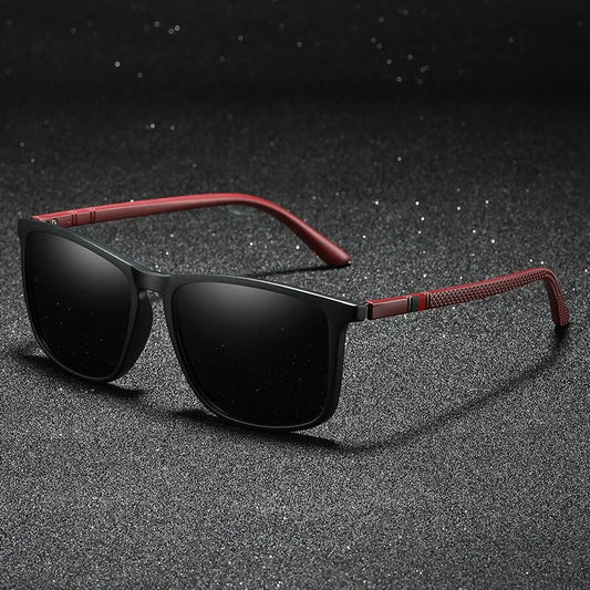 Luxury Vintage Square Polarized Sunglasses Men Women Fashion Travel Driving Fishing Anti-glare Sun Glasses TR90 Eyewear UV400