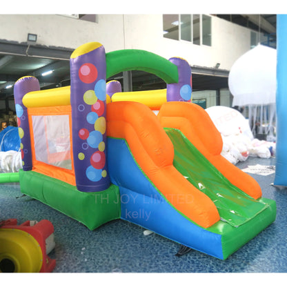 Fast Shipping 5.2x2.5m PVC Tarpaulin Inflatable Bouncer Cheap Inflatable Bouncy Castle Bounce House Toys with Slide