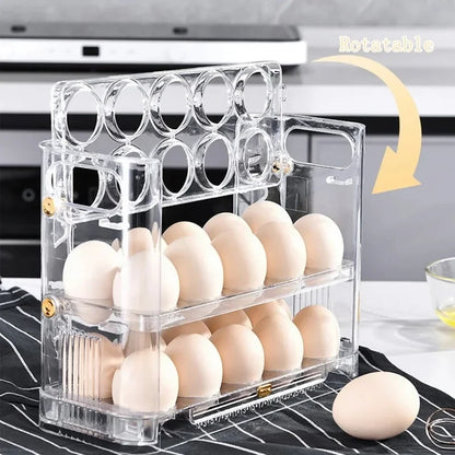 Egg Storage Box Refrigerator Organizer Food Containers Egg Fresh-keeping Case Holder Tray Dispenser Kitchen Storage Boxes