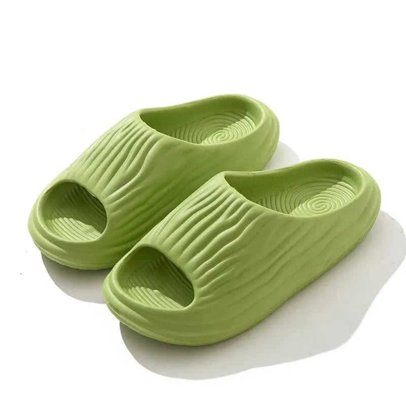 Unisex Eva Thick-soled Non-slip Odor-resistant Outdoor Slippers For Men Women Wearing At Home