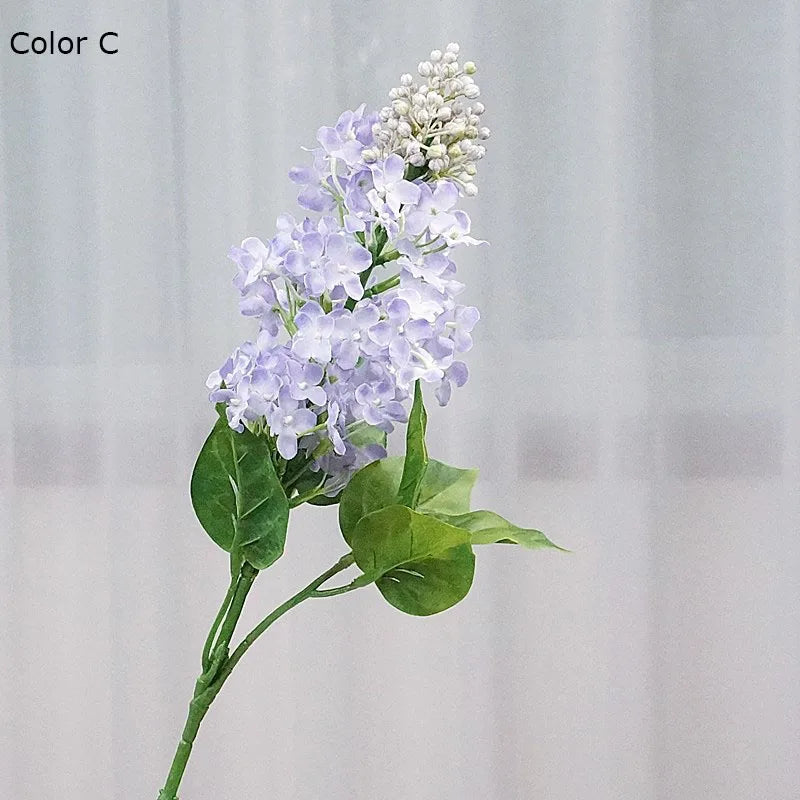 NEW Lilac branch silk artificial flowers home decor flores artificiales white room decoration teenager deco mariage wedding