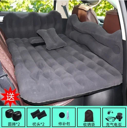 Car Travel Bed Automatic Air Mattress Sleeping Pad Inflatable BackSeat Bed Outdoor Cushions Camping Sofa Bed Accessories for Car