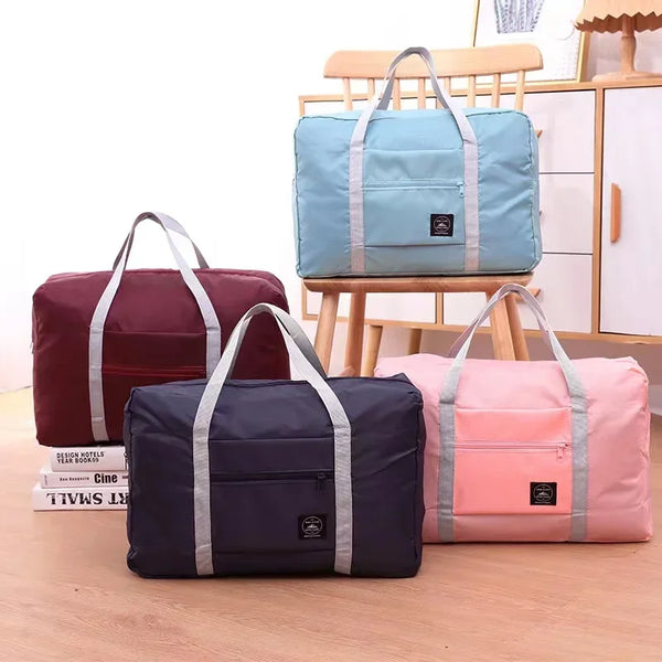 Foldable Travel Bags Nylon Large Capacity Bag Luggage WaterProof Handbags Women Men Travel Storage Clothes Packaging Organizer