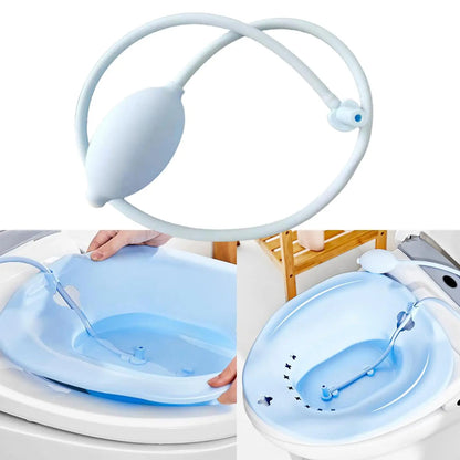 Sitz Bath Flusher Soaking Bidet Flusher Hand Sprayer for Wash Basin Bidet Toilet Bathtub Postpartum Care Hemorrhoid Treatment