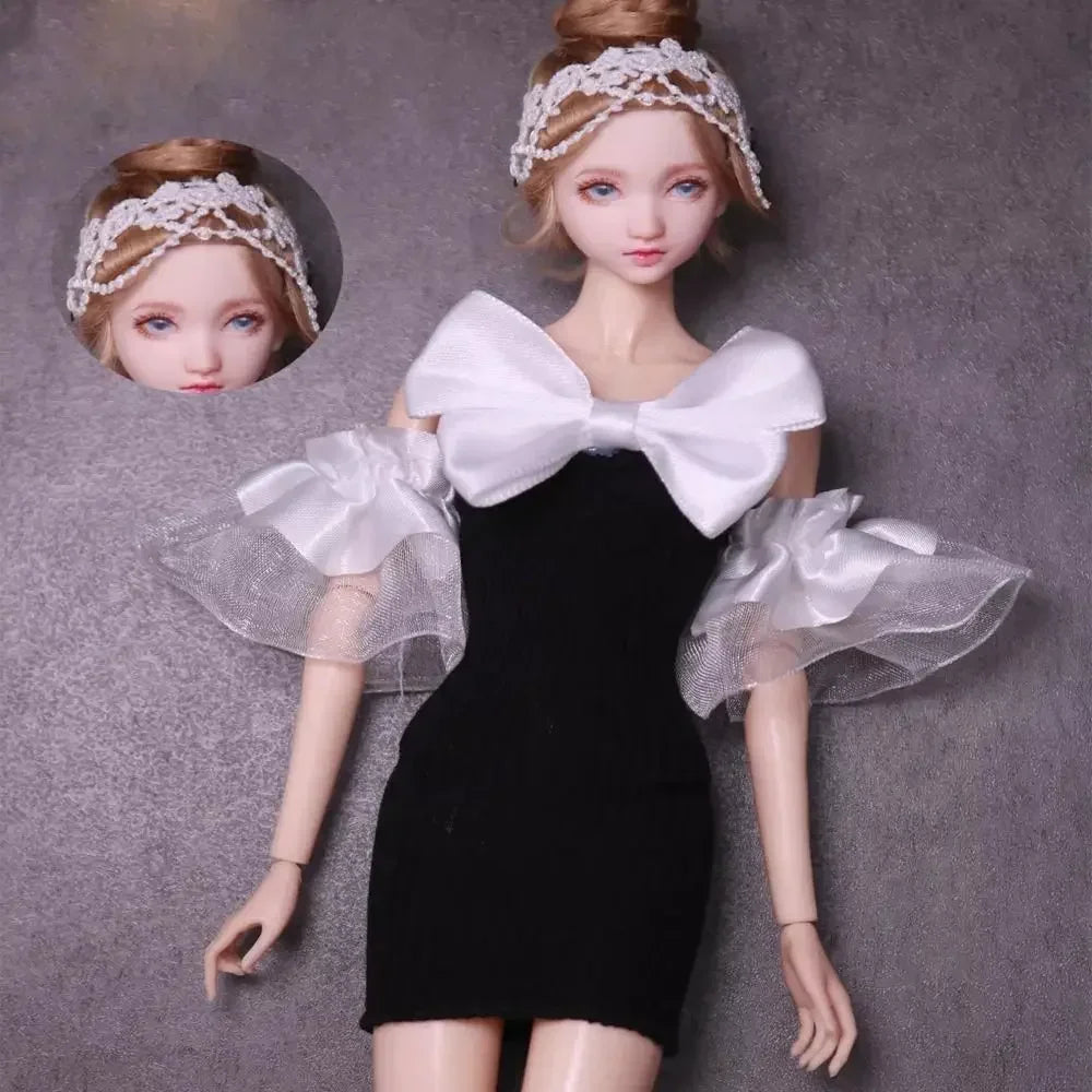 11.5" Fashion Doll Elegant Party Clothes Jacket Pants Dresses Plush Coat For 30cm Doll Casual Wear Skirt for 1/6 BJD Dolls