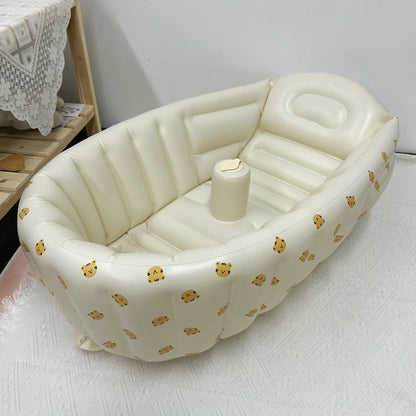 90x55x30cm Portable Inflatable Swimming Pool Thickened Round Foldable Petal Pool Household Baby Bathing Pool Baby Tubs