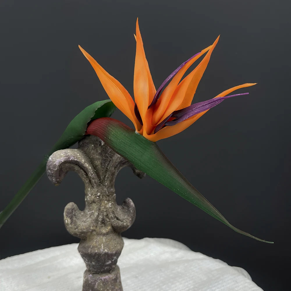 Sunmade Luxury Real Touch Birds of Paradise Fake Flowers Home Accessaries Garden Decoration Wedding Decor Flores Artificiales