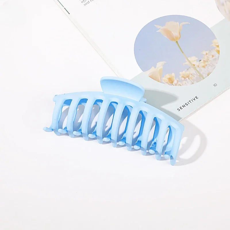 Women Large Hair Clamp Hair Clip Seamless Plastic Duckbill Claw for Women Girls Simple Hairpins Styling Tools Hair Accessories