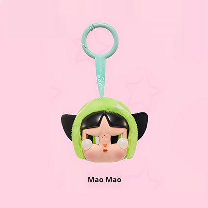 1:1 reissue Crybaby Powerpuff Girl Series Plush Doll Keychain Bags Pendant Room Decoration Birthday Gift Mysterious Box Kid Toy