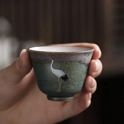 1pcs Japanese Style Ceramic Coffee Cup Porcelain Personal Single Pottery Tea Cups Drinkware Wine Mug Water Mugs Wholesale