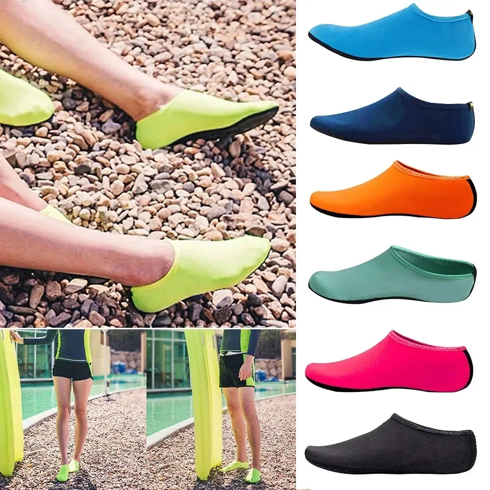 Non-Slip Unisex Water Shoes Swimming Diving Socks Summer Aqua Beach Sandal Flat Shoe Seaside Sneaker Socks Slipper for Men Women