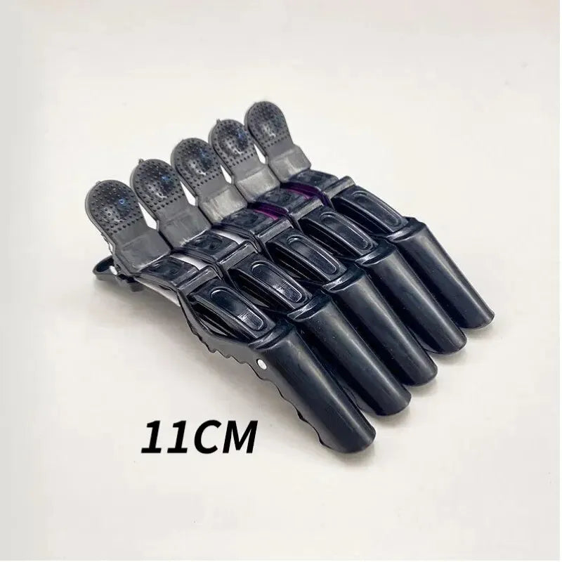 5PCS Plastic Hair Clip Hairdressing Clamps Claw Section Alligator Clips Barber For Salon Styling Hair Accessories Hairpin