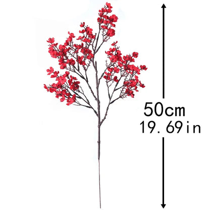 50CM Artificial Flower  Gypsophila Long Branches Home Decor Plants Fake Wedding Party DIY Decoration Ornaments