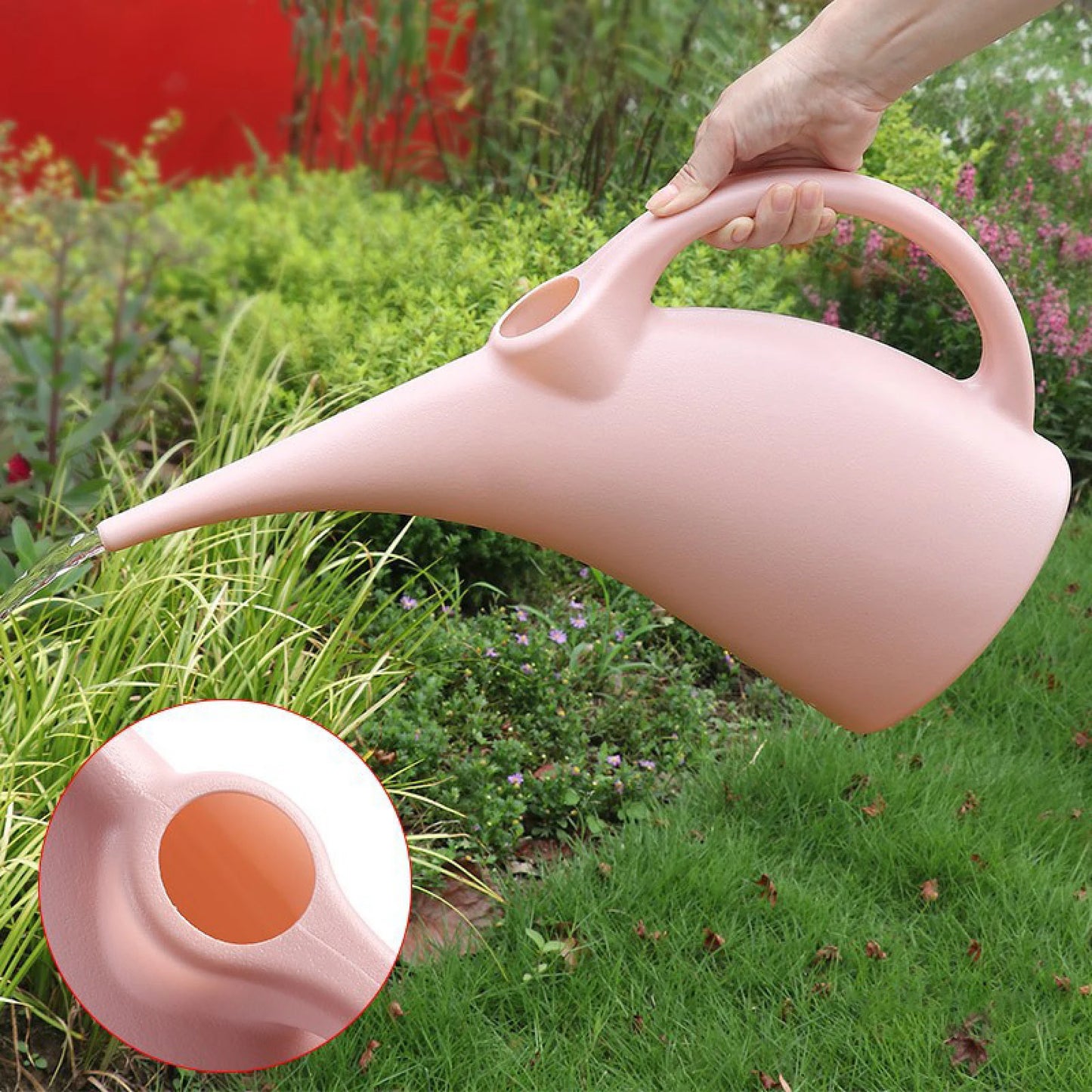 1L 2L 3L Flower Watering Can for Plants Long Mouth Watering Can Indoor Watering Pot for Outdoor Indoor Flower Gardening Tools